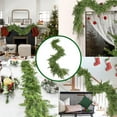 thumbnail image 5 of KOYPTL 6 Ft Artificial Christmas Garland Greenary Garland Christmas Decorations for Mantle Stairs Fireplace Porch Table Wall Home Decorations, 5 of 5