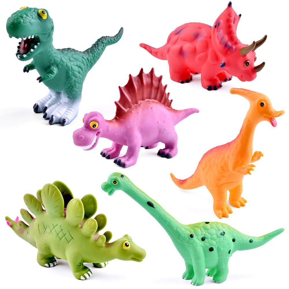 Bath Toys for Toddlers, Dinosaur Figures Playset, Water Squirt Toys