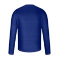 thumbnail image 5 of LEBONYARD Mens Tops Big and Tall,Mens Hoodies Clearance,Fashionable Men's Printed Top with Long Sleeved Round Neck and Smiling Face Printed Top/shirt Blue XL, 5 of 5