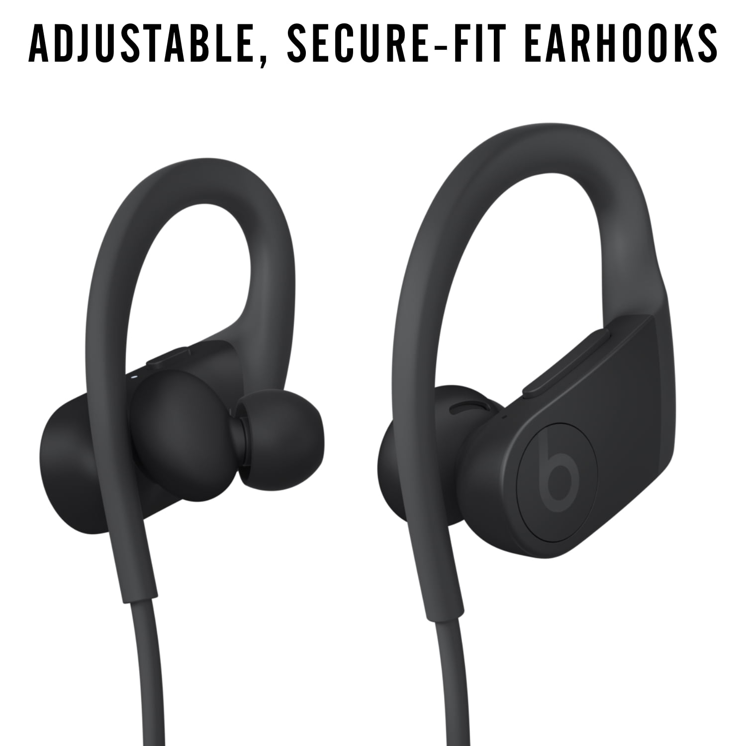 Powerbeats High-Performance Wireless Earphones with Apple H1 Headphone Chip - Black