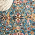 thumbnail image 6 of SAFAVIEH Blossom Merletta Floral Runner Rug, Blue/Rust, 2'3" x 8', 6 of 8
