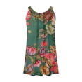 thumbnail image 5 of EQWLJWE Robe d'Été pour Femmes 2023 Grande Taille Décontractée Imprimée Col Rond Manches Courtes Ample Longueur Genou, 5 of 5