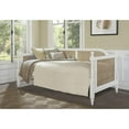 thumbnail image 2 of Hillsdale Melanie Wood and Cane Twin Daybed in White and Natural, 2 of 2
