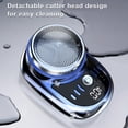 thumbnail image 2 of Men Electric Shaver Battery Display USB Rechargeable Mini Travel Rotary Razor Portable Cordless Hair Beard Trimmer Remover Tool Father Boyfriend Gift, 2 of 8