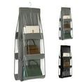 thumbnail image 2 of Clear Handbag Organizer 6 Pocket Hanging Purse Organizer Hanging Bag Organizer, 2 of 9