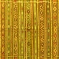 thumbnail image 1 of Ahgly Company Indoor Square Persian Yellow Traditional Area Rugs, 3' Square, 1 of 4