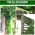 thumbnail image 5 of Huryfox 12 Pack Artificial Ivy Vines, Fake Ivy Garland for Home Decor, Faux Hanging Plants for Indoor Outdoor Aesthetics Decoration, 5 of 7