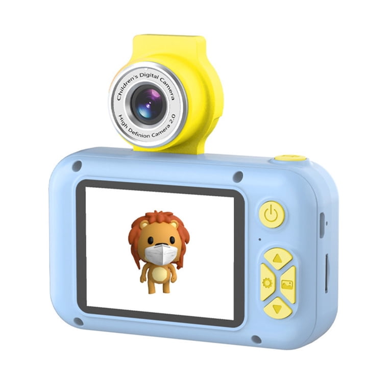 Zeiwohndc Kids Camera 2.4in IPS Screen Digital Cameras 180° Flip