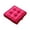 Hot Pink, variant on Velvet Floor Pillow with Handles, Thick 4 Inch Floor Cushion for Adults, 18x18 Inch Soft Seat Mat for Living Room, Yoga, Porch & Outdoor Lounging