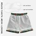 thumbnail image 3 of FORMRS Boys Swim Trunks Quick Dry Mesh Liner Boardshorts Sizes XS-XL, Christmas Blooms, 3 of 7