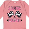 thumbnail image 4 of Inktastic I Love Racing Rally Flags Girls Girls Long Sleeve Baby Bodysuit, 4 of 5