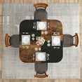 thumbnail image 2 of Gymax 47.5'' Square Dining Table w/Double-colored Splice Desktop 2-Tier Storage Shelves, 2 of 10