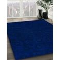 thumbnail image 2 of Ahgly Company Indoor Square Abstract Blue Abstract Area Rugs, 7' Square, 2 of 6