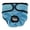 Blue, variant on Female Dog Diapers, Washable & Leak Proof Dog Pants for Heat Cycle and Postpartum, Adjustable for Small Medium Large Dogs