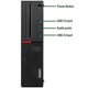 thumbnail image 4 of Lenovo ThinkCentre M700 SFF computadora de Escritorio with 24 Inch Monitor, 6th Gen Dual Core i3-6100, 16GB DDR4 RAM 960GB SSD, VGA, DP, Teclado y ratón, WiFi, BT, Windows 10 Pro (reacondicionado), 4 of 5