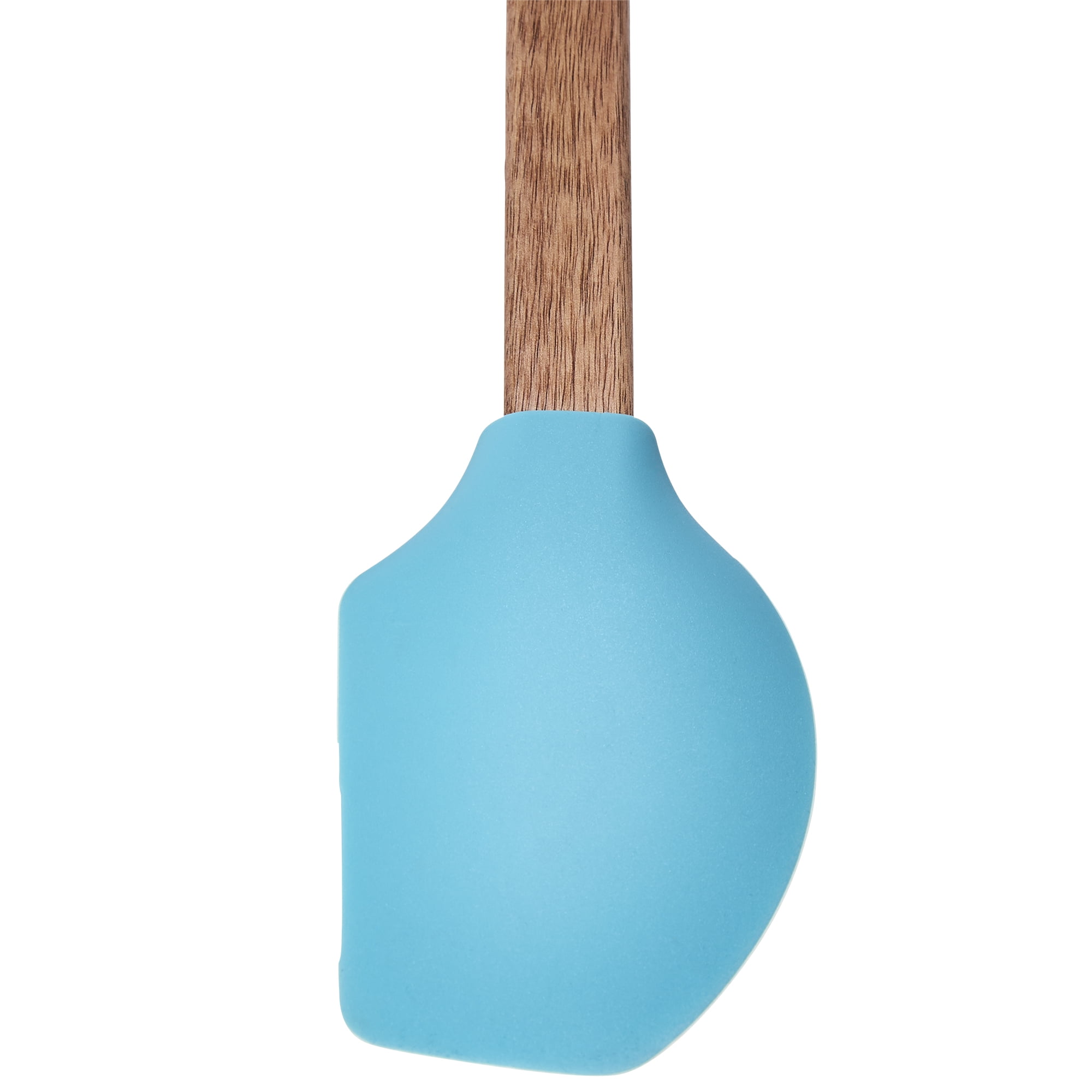 The Pioneer Woman 10-Piece Silicone and Acacia Wood Handle Cooking Utensils  Set, Blue