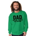 thumbnail image 4 of Dad Walking Talking ATM Machine Funny Men's Crewneck Sweatshirt Brisco Brands L, 4 of 6
