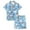Sky Blue Dog, variant on Gelikeya Satin Pajamas for Girls Size 12-13 Cute Pink Silk Short Sleeve Pajama Set with Adorable Puppy Prints Kids Clothes 2-13Y (Pink Cat, 12-13 Years)