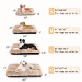 thumbnail image 4 of Cama para perros JOEJOY, grande, lavable, antideslizante, 35 x 23 pulgadas, color beige, 4 of 6
