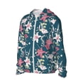thumbnail image 2 of Xecao Lilies Flowers for Sun Shirt-A lightweight, hoodie-style long-sleeve UV protection garment designed for other outdoor activities., 2 of 9