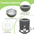 thumbnail image 6 of NUUK 30QT Oil Free Outdoor Turkey Fryer, Propane Deep Fryers Burner Stand, 6,000 BTU Cast Iron Burner, Outdoor Deep Fryer, Ideal for Outdoor Cooking, 6 of 9