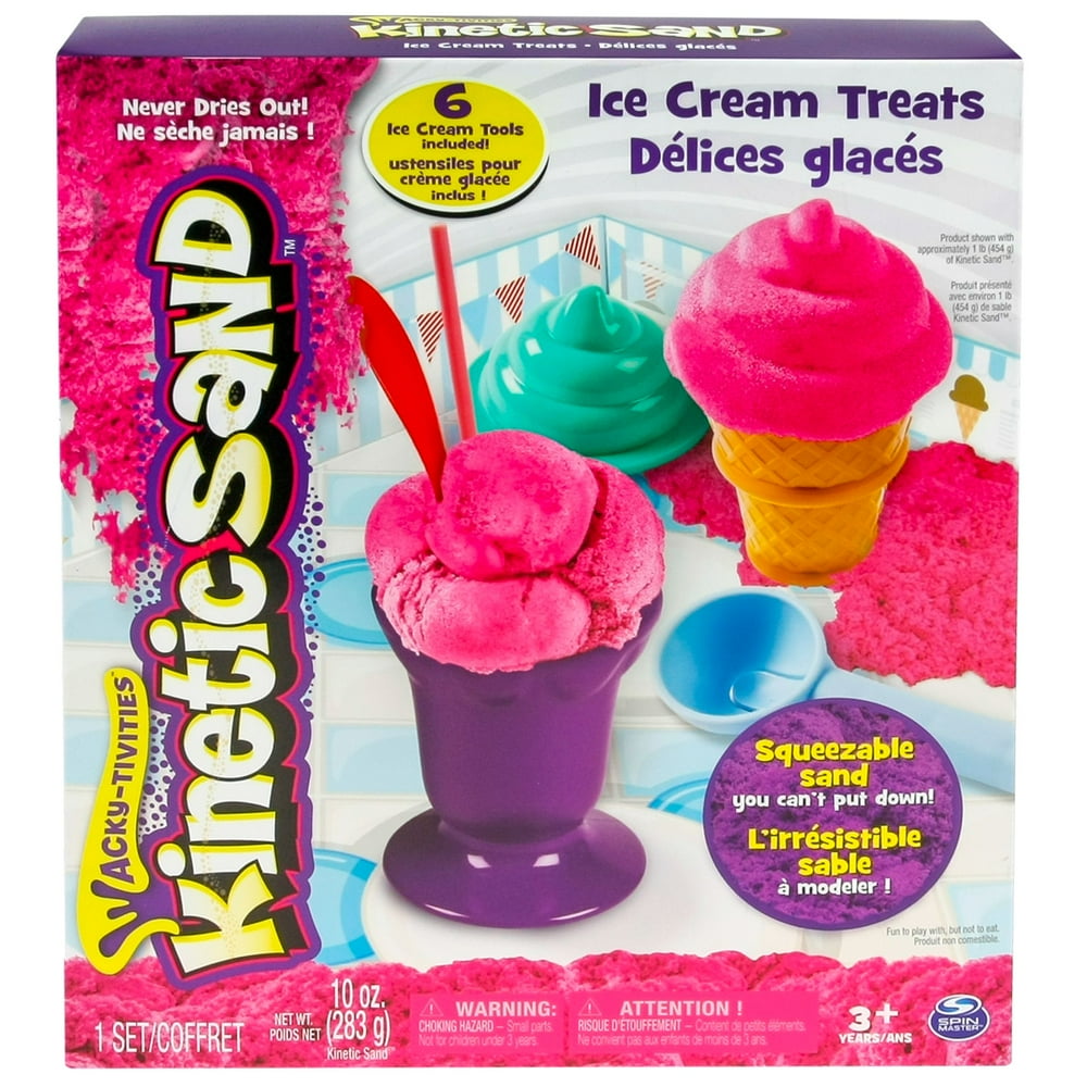 Kinetic Sand Ice Cream Treats Set - Walmart.com - Walmart.com