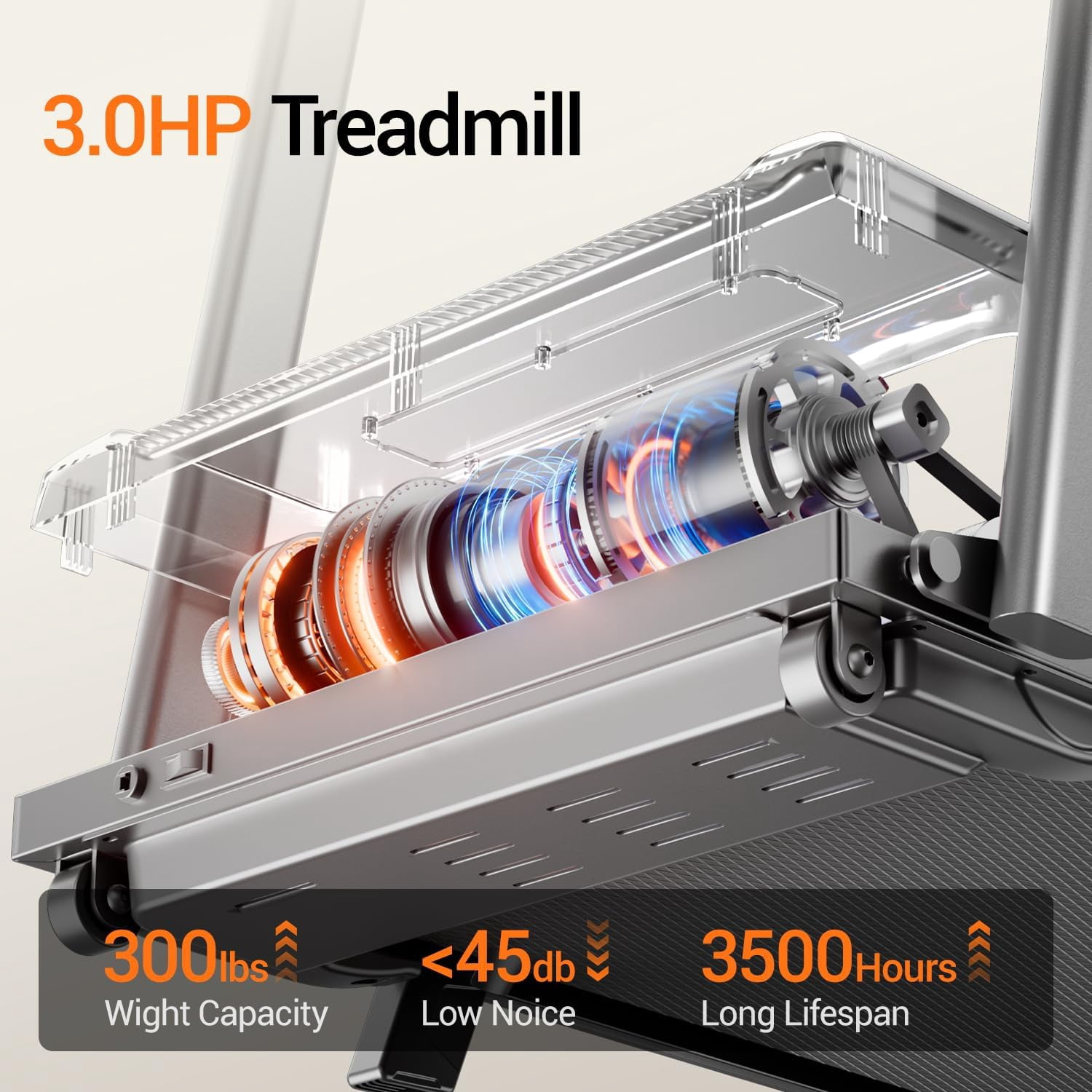 16% Treadmills for Home, 3-in-1 Foldable Treadmill with Incline, Portable Treadmill with Handle, 3.0HP Quiet Walking Pad Treadmill, 12 Automatic Modes, Three Screen