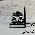 thumbnail image 2 of Shinelab Personalized Mushroom Metal Bookend Unique Custom Decor Name Bookend, Nature Table Bookshelf 5423, 2 of 3