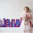 thumbnail image 1 of Cyberpunk Wall Sticker Colorful City Wall Decals Decorative Sticker Colorful City Wall Stickers Murals Cyberpunk DIY Murals Bar Man Cave Living Room W, 1 of 5