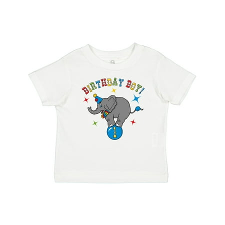 

Inktastic Circus Elephant 1st Birthday Boy Gift Baby Boy T-Shirt