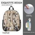 thumbnail image 4 of Lightweight Pet Lover Backpack with Cute Dog Bone Design, Mini Daily Travel Bag, 4 of 4
