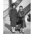 thumbnail image 2 of Mamie Eisenhower And Jacqueline Kennedy After The Future First Lady'S Tour Of The White House. Mrs. Kennedy First, 2 of 2