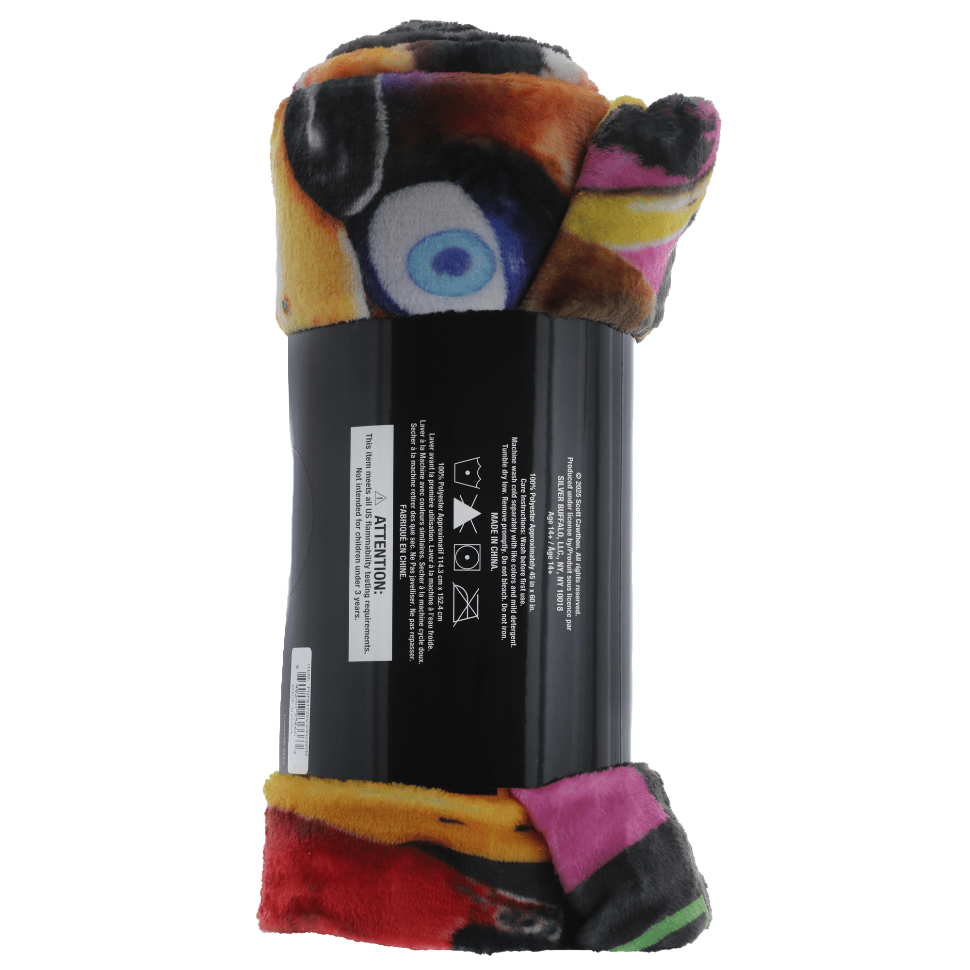 Five Nights at Freddy's Plush Fleece Throw Blanket, 45" X 60", for Teens and Adults