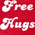 thumbnail image 3 of CafePress - FREE HUGS T Shirt - Mens Football Shirt, 3 of 4