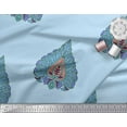 thumbnail image 2 of Soimoi Poly Georgette Fabric Leaves & Floral Block Decor Fabric Printed Yard 42 Inch Wide, 2 of 3