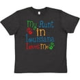 thumbnail image 3 of Inktastic My Aunt in Louisiana Loves Me Youth T-Shirt, 3 of 5