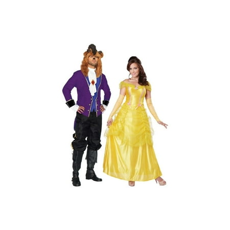 Beauty and the Beast Costume Xlarge Couple Kit