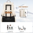 thumbnail image 3 of Mochila LOVEVOOK Travel Laptop 15.6" Vintage para mujer, 3 of 6