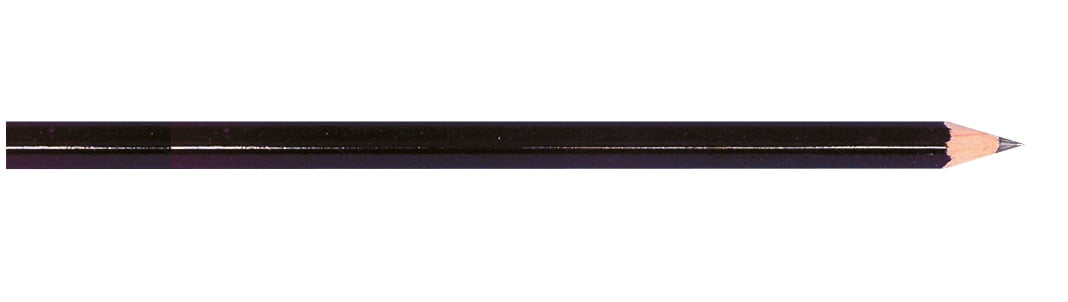 Sax Solid Drawing Pencil, 6B Tip, Black, Pack of 12