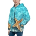 thumbnail image 2 of Sikiie Starfish And Seashell On The Beach 1 Zip Up Hoodie Teenage, hoodies for Teenage, Zipper Sweatshirt Jacket for Daily, Traveling-Medium, 2 of 6