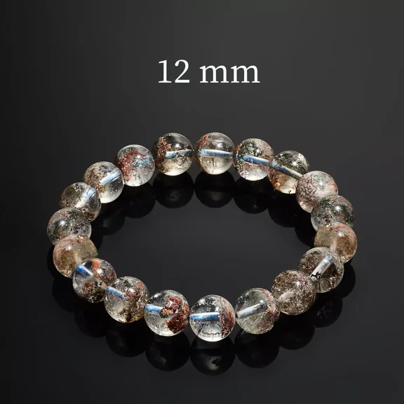 Flyshop Jewelry Natural Flower Ghost Crystal Bracelet, Vision, Collection Level (Bead Dia. 12mm)