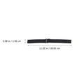 thumbnail image 2 of MasteelfCA 6Pcs Elastic Band Adjustable Knit Strap Fixed Headband for Wig Caps (Black), 2 of 8