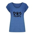 thumbnail image 4 of Birdeem Mode Décontractée pour Femmes Chemises Imprimées Manches Courtes Tee-Shirt Ample Grande Taille Blouse Col en V, 4 of 6