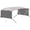 Gray, variant on Historyli Universal 4 Bow Boat Bimini Top Replacement Canvas with Detachable Side Curtain, No Frame, Black