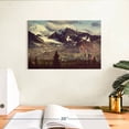 thumbnail image 3 of Elephant Stock Alaskan Mountains Wall Art - Horizontal Canvas Wall Art - Living Room Wall Decor - Nature Canvas - Black And Gray Decor - 12" x 8", 3 of 8