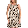 thumbnail image 1 of Disketp Dachshund para Vestido sin Mangas para Mujeres, Vestidos de Verano para Mujeres, Casual y Holgado para la Playa, 1 of 7