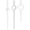 Silver, variant on Silver Watch Hands Hour Minute Second Replacement Repair Parts for 2135 Movement Non-Luminous Alloy Material 0.79 inches / 2.00 cm Length Professional Tool Kit Accessory 3 Pieces Set