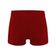thumbnail image 3 of Doomiva Kids Girls Yoga Athletic Shorts Ballet Dance Tumbling Short Sparkly Rhinestones Dancing Burgundy 8, 3 of 6
