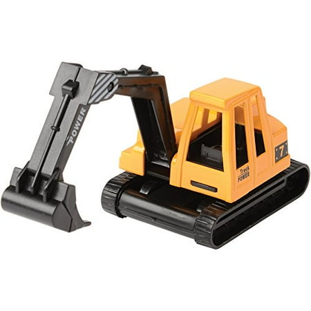 Rolling Toys For Kids CP Toys by Constructive Playthings - Heavy Duty Die-Cast Construction Vehicles 4-Piece Playset - Oversized, Big Rolling Wheels - Ages 3+ ()