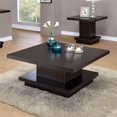 thumbnail image 3 of Bowery Hill Table Basse de Rangement Piédestal Carré en Cappuccino, 3 of 5